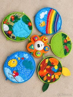 Chicco hrací set – 5 hracích podložiek + aktívne centrum