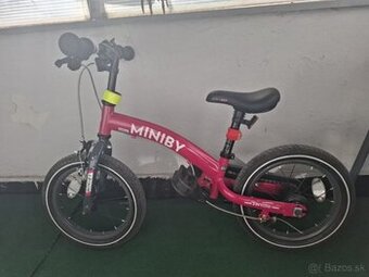 Detské odrážadlo / bicykel (14 palcový) 3v1 Miniby Qplay