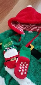 Mikinka Vianočný škriatok veľ. 86 s ponožkami