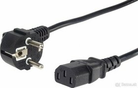 Predám napájací kábel 230 V k PC 1,5 m, čierny, VGA kábel - 1