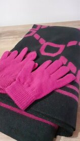 Set rukavice + šál