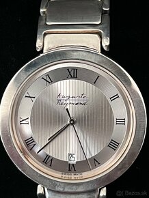 Švajčiarske pánske hodinky, striebro 925