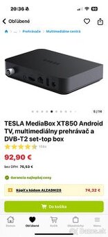 TESLA MediaBox XT850 Android tv