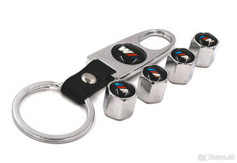krytky ventilkov pneumatík so vzorom BMW M