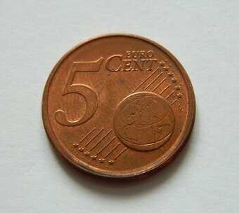Predám 5 euro cent 2002 F Nemecko - chyborazba