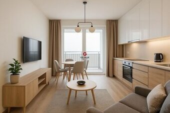 Novostavba Greenside – Štýlový 1,5-izbový byt s veľkou loggi