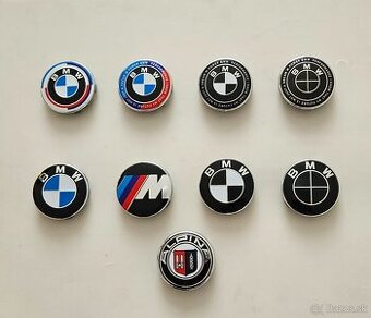 Středové krytky do kol BMW 68mm 60mm 56mm