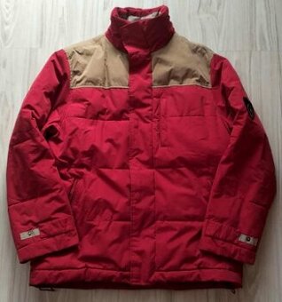 Pánska červená páperová vetrovka, XL/XXL