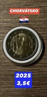 Chorvátsko - 2 eurové mince