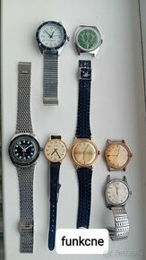 Stare vreckove hodinky plus PRIM hodinky na 9 fotkach