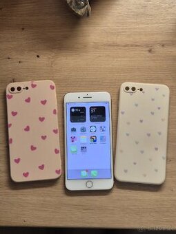 Iphone 8 Plus Rose Gold 64GB, 100% Bateria