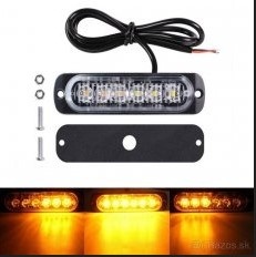 Led stroboskopy svetlo oranžové