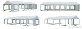 Záhradný stan - WINTER párty stan 12x6m