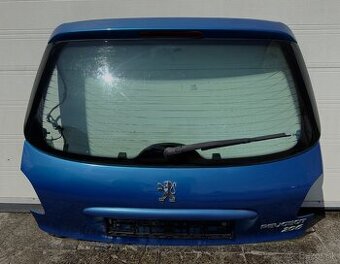 Peugeot 206, piate kufrove dvere, KMF modrá metalíza