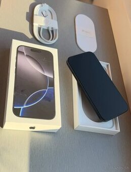 Predám Apple iPhone 16 PRO 256GB Black Titanium