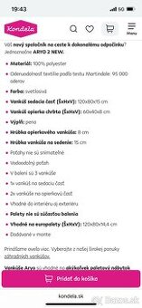 Vankúše na paletové sedenie