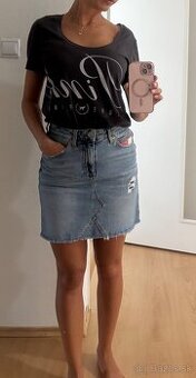 Riflova sukna TOMMY JEANS