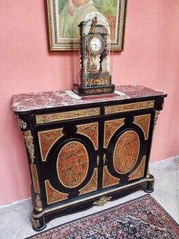 Komoda Boulle s mramorovou doskou