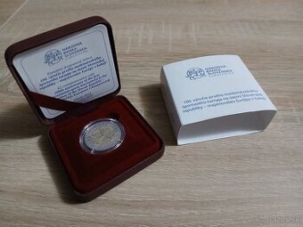 Predám 2 eur proof mincu "Hokej"