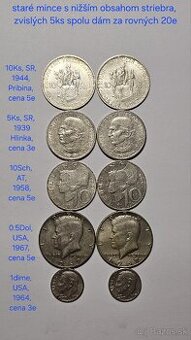 Strieborné mince