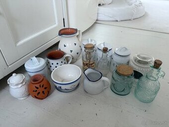 Keramika modro biela