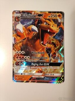 LEGENDARY POKÉMON KARTA CHARIZARD GX