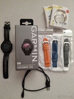 Garmin Forerunner 255S Music Black TOP stav + príslušenstvo