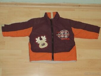 Zimná bundička so sobíkom - veľ. 80