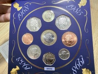 Sada mincí UK 1998 – United Kingdom Mint Set – Krásny stav