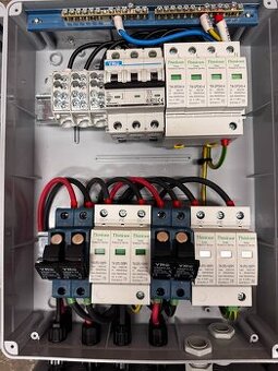 Fotovoltický rozvádzač 2 string AC+DC T1+T2