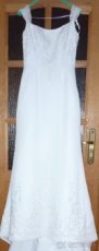 svadobné šaty Michelangelo z USA, 36, biele - 1