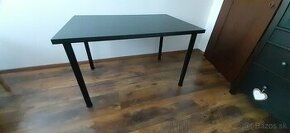 stôl čierny IKEA MALVAKT 120x80