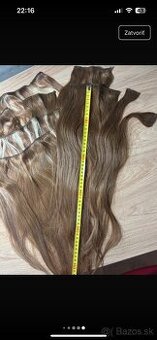 Ľudské vlasy živé 55cm 90g