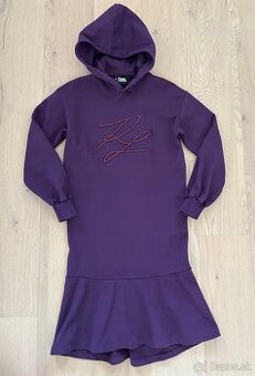 Karl Lagerfeld mikinové šaty signature M