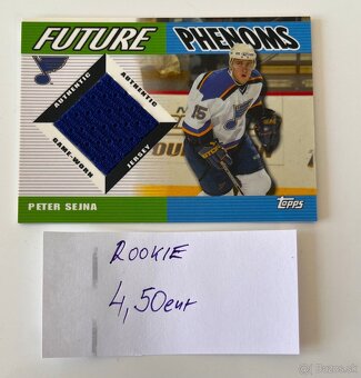 Hokejové kartičky - na PREDAJ - ROOKIE Sejna a ROOKIE Hossa.