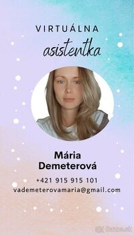 Virtuálna asistentka