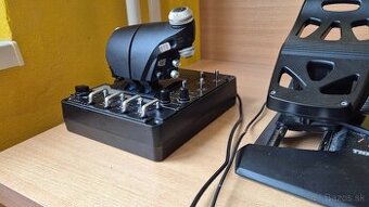 Logitech X56 HOTAS + Thrustmaster T.Flight Rudder Pedals – P