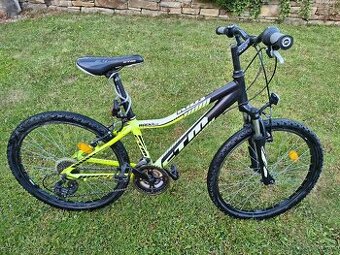 CTM Rocky 2.0 – detský horský bicykel 24", odpružený