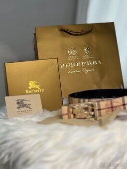 Burberry Opasok – Zlatý + faktúra & balenie