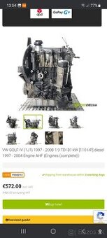 Motor VW-GOLF 81kW