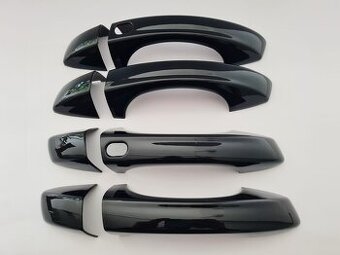 ČIERNE krytky klučiek - ŠKODA VOLKSWAGEN SEAT