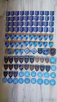 Našivky vojenské ASR, policajné a ine