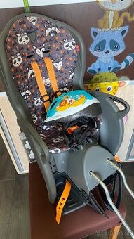 Hamax Kiss zadna detska sedacka - panda + prilba