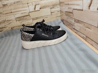 Rieker 39 - dámske čierne topánky