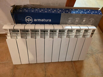 nový hlinikový radiátor