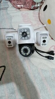 Ansvicam 6k 12mp Trojscreenová PTZ kamera + 128 gb karta ZDA