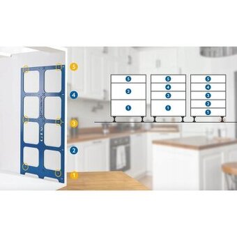 Montážna šablóna pre systémy AXISPRO a MODERNBOX