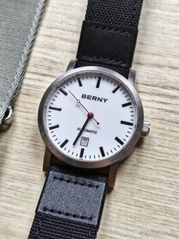 Štýlové minimalistické Automatické hodinky BERNY - Komplet