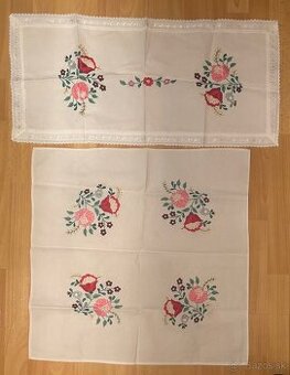 Vyšívané/ háčkované obrusy