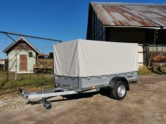 ✅Prívesný vozík Agados s vysokou plachtou✅